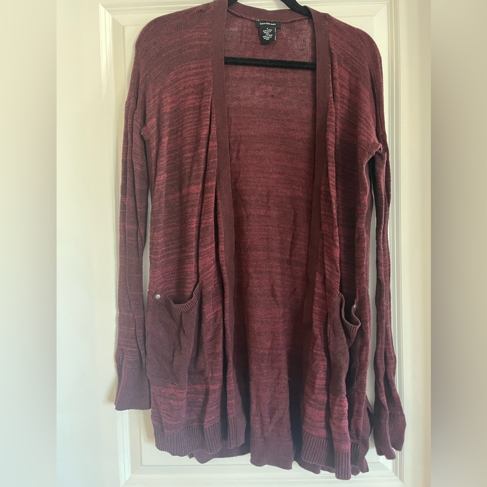 Maroon Cardigan
